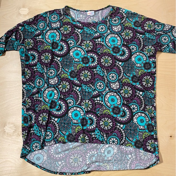 Lularoe Blouse Hi/Lo Hem 2XL (JR) - Picture 1 of 14